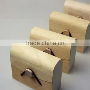 Unfinished Simple Wooden Box thumbnail-3