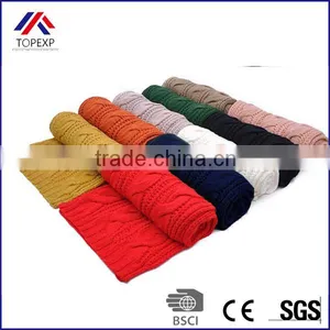 Hot Sale Large Women Knitting Infinity Scarf Winter Thicker Muffler Scarves Brand Solid Color Women's Scarf thumbnail-1