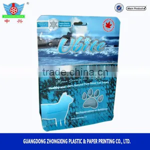Flat Bottom Cat Food Packaging Bag/Plastic Pet Food 8 Side Seal Pouch /Cat Litter Bag thumbnail-3