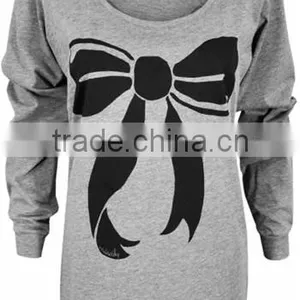 Ladies Fashion Sweatshirt Oversize Long Design Sweatshirt Ladies Loose Fashion Sweatshirt thumbnail-1