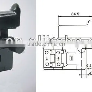 Electric Drill Switch 6A 250v 5e4 Power Tool Switch for Hitachi Eletric Hammer BK-034 thumbnail-1