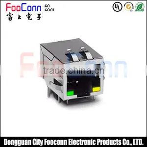 Dongguan Manufacturers Supply Rj45 Connector With Led Light for Pcb thumbnail-1