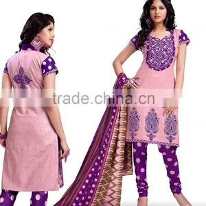 Blue Neck Designs for Dress Material thumbnail-1