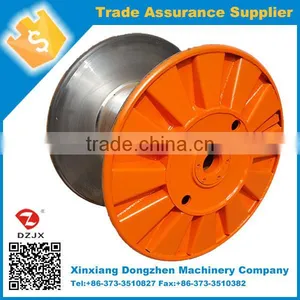 Steel Cable Reel With Pressed Flanges and Rounded Rim thumbnail-1