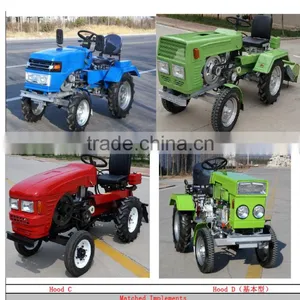 12hp 15hp Small Tractor Mini Tractor Based on Walking Tractor thumbnail-6