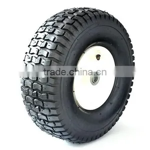 13'' Rubber Wheel Pneumatic Tyre Garden Cart Wheel 5.00-6 thumbnail-1