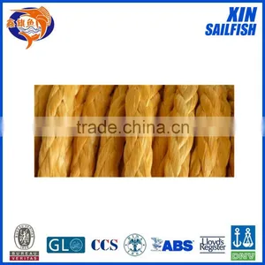 Marine Use Yellow Uhmwpe Rope From Factory thumbnail-1
