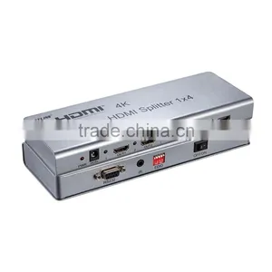 VOXLINK 4K HDMI Splitter 1x4 (HDMI 1.4,HDCP1.4 ,4K,IR Extension, EDID Management, RS232) EU/US/UK/AU thumbnail-2