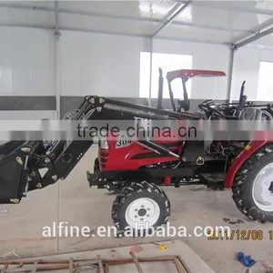 Newest CE Approved High Quality Mini Tractor With Front End Loader and Backhoe thumbnail-1