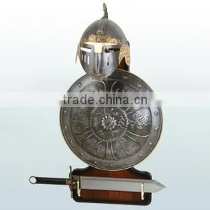 VIKING HORNED ARMOUR HELMET thumbnail-3