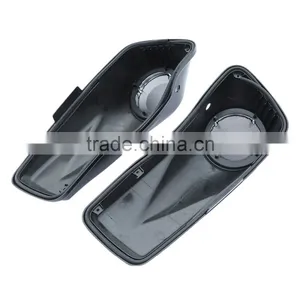 Black 6 1/2" Speaker Saddlebag Lids For Touring Road Street Glide 2014-17 thumbnail-4
