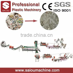 300-2000kg/h Hdpe Milk Bottle Washing Line/pe Pp Bottle Recycling Line thumbnail-1