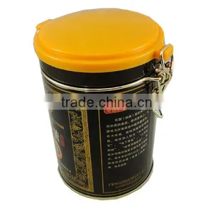 Round Coffe Tin Box thumbnail-1