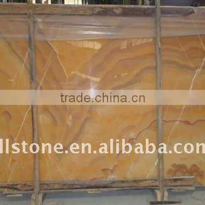 Orange Flower Jade Stone Slab and Tile thumbnail-1