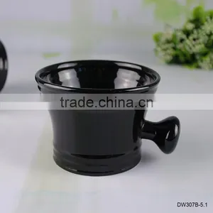 Factory Wholesale Custom Porcelain Ceramic Soap Mug, Shaving Bowl With Handle thumbnail-1
