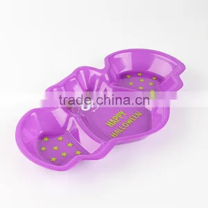 Plastic Halloween Decoration Bat Plate thumbnail-1