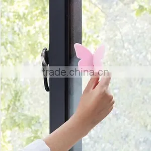 Wholesale Stock Colorful Butterfly Shaped Door And Window Handle 2pcs/pack thumbnail-3