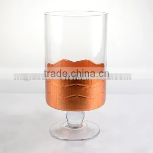 Hot Sailing Cooper Glass Hurricane and Pillar Candle Holder thumbnail-3