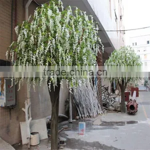 SJ201710034 China Manufacturer Artificial Wedding Pudding Flower Blossom Tree thumbnail-1