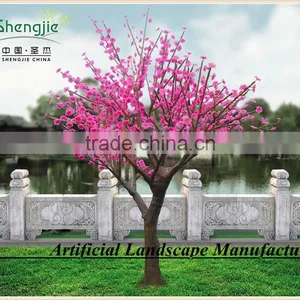 LED Flower Tree With Pink Flowers Artificial Led Cherry Blossom Tree 24V Led Trees for Outdoor Decor thumbnail-1