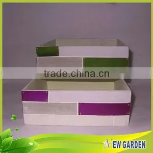 High Grade Farmhouse Durable Decorative Metal Window Box Planters thumbnail-5