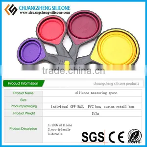 250ML FDA Grade Silicone Measuring Spoons, Kitchen Measure Spoon thumbnail-6
