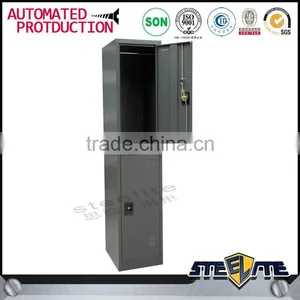 Factory Direct Sale Clothes Cupboard Design Steel 2 Doors Locker thumbnail-5