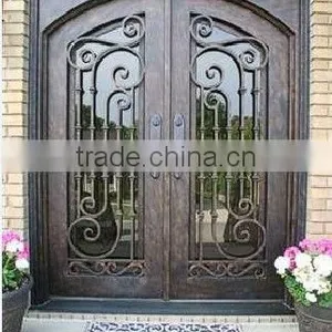 Bisini Luxury Design Grill Wrought Iron Entry Door (BG90070) thumbnail-1