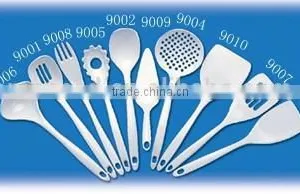 Daily Life Used Melamine Small White Set of Kitchen Utensils List thumbnail-1