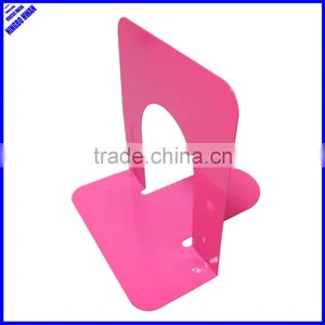High Quality Colored Classic 5" Metal Simple Bookends thumbnail-1