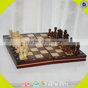 2017 Wholesale Funny Children Wooden Chess Online W11A055 thumbnail-5