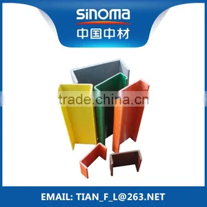 Durable Corrosion Resistance Pultruded FRP C and U Channel for Construction thumbnail-1