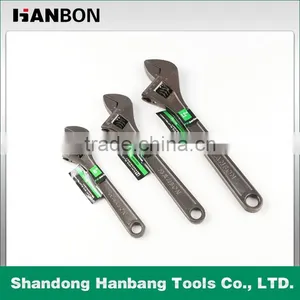 High Quality Black Nickel-Plated Adjustable Wrench thumbnail-1