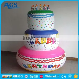 Lovely Giant Inflatable Birthday Cake for Party Decoration thumbnail-1
