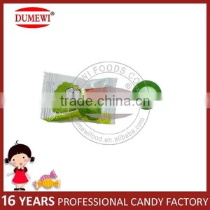 Halal Tablet Center Filled Fruit Hard Candy in Square Jar thumbnail-6