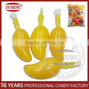 Halal Mango Shaped Soft Candy Pudding Jelly in Jar thumbnail-1