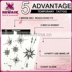 NEWAIR Make Your Own Logo Design Custom Temporary Tattoo thumbnail-3