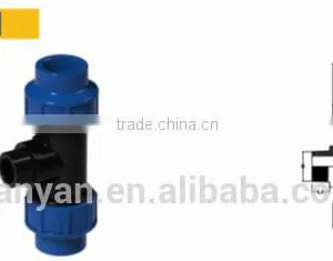 TY High Quality PP Compression Fittings MALE TEE Eco-friendly Cheap Price Full Size Factory Price List Discount thumbnail-1