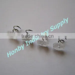 Clear Upholstery Spiral Twist Lock Pins thumbnail-1