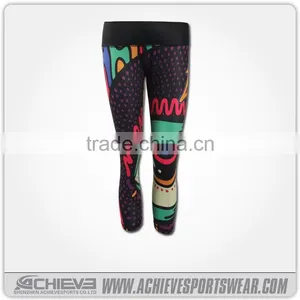 Custom Yoga 3/4 Pants Special Yoga Pants thumbnail-1