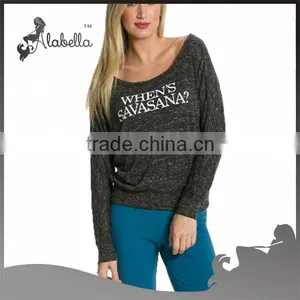 Yoga Wear Wholesale Fitness Tank Top Long Sleeve Woman Yoga Shirt thumbnail-1