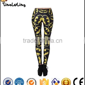 New Top Quality Spring Autumn Fashion New Women Leggins High Waist Cartoon Badge Legins Printed Skinny Leggings thumbnail-1