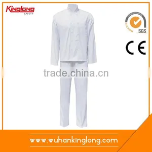 100%Cotton White Service Staff Chef Coat Design Hotel Uniform thumbnail-1