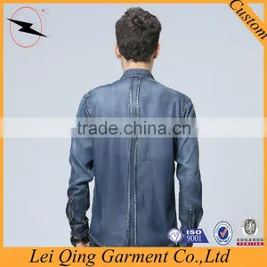 Plus Size Cheap Clothing Denim Shirts thumbnail-2
