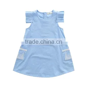 Customize Latest Fashion Casual Designer Little Girls Summer One Piece Dress thumbnail-4