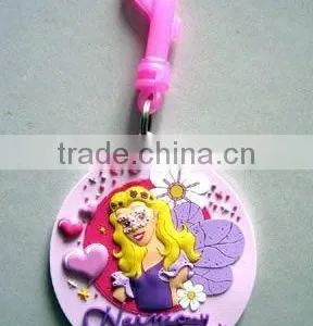 Custom Promotional Pvc 3d Key Chain Wth Print Logo thumbnail-1