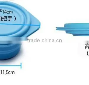 OEM, Many Colors,Silicone Baby Suction Bowls With Lid,kids Silicone Bowl thumbnail-5