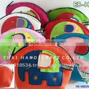 Mini Thai Handmade Coin Elephant Wallet Money Bag Small Bag thumbnail-1