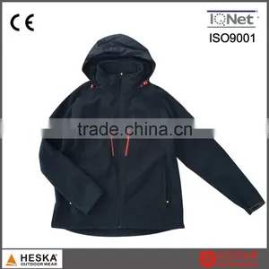 Mens Warm Sports Windbreaker Wind Resistant Hoodie Fleece Jacket thumbnail-1
