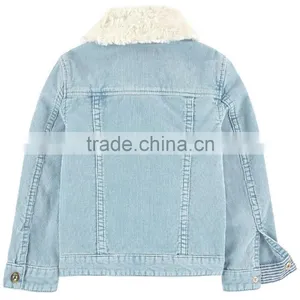 Fashion New Design Bomber Jacket Wholesale Denim Children Winter Jacket thumbnail-2
